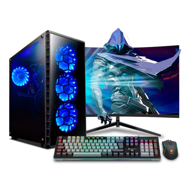 PC Gamer Draco Black Blue Core i7 14700F 14th